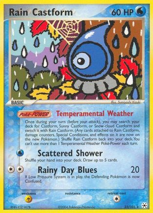 Rain Castform (23/101) [Hidden Legends] - Rare