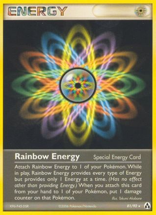 Rainbow Energy (81/92) [Legend Maker] Reverse Holofoil - Rare