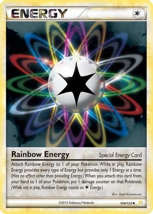 Rainbow Energy (104/123) [HeartGold SoulSilver] Reverse Holofoil - Uncommon