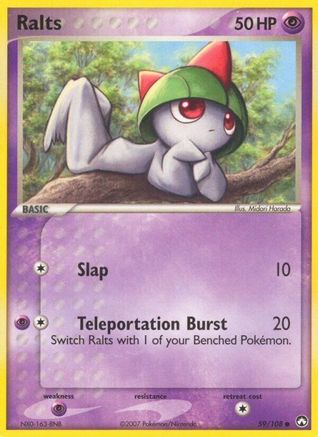 Ralts (059/108) [Power Keepers] Reverse Holofoil - Common