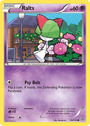 Ralts (059/135) [Plasma Storm] Reverse Holofoil - Common
