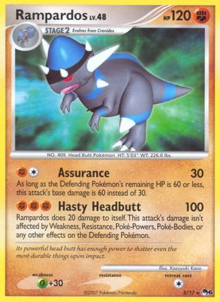 Rampardos (5/17) [POP Series 6] - Rare