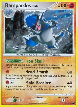 Rampardos (13/127) [Platinum] Holofoil - Holo Rare