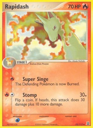 Rapidash (052/113) [Delta Species] Reverse Holofoil - Uncommon