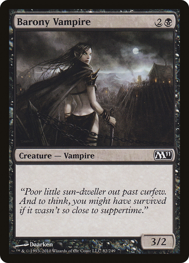 Barony Vampire (M11-082) [Magic 2011]