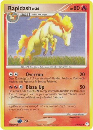 Rapidash (59/130) [Diamond and Pearl] - Uncommon