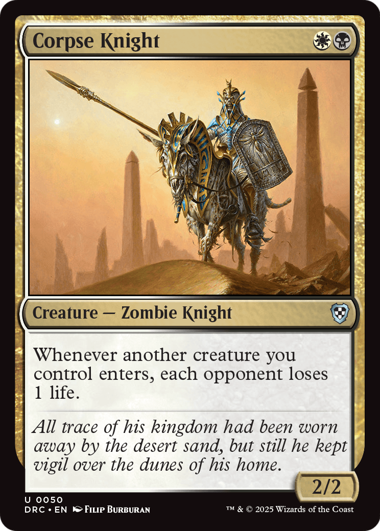 Corpse Knight (DRC-050) [Commander: Aetherdrift]