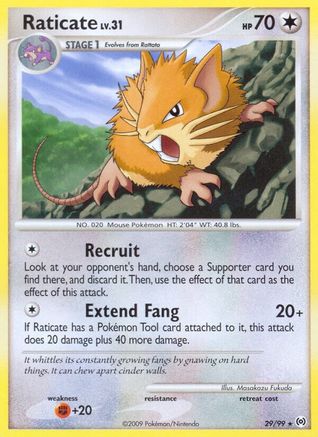 Raticate (029/99) [Arceus] Reverse Holofoil - Rare