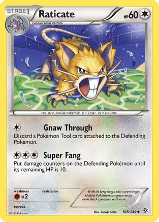 Raticate (105/149) [Boundaries Crossed] - Uncommon