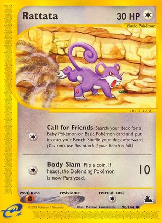 Rattata (90/144) [Skyridge] - Common