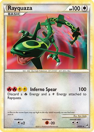 Rayquaza (20/95) [Call of Legends] Holofoil - Holo Rare