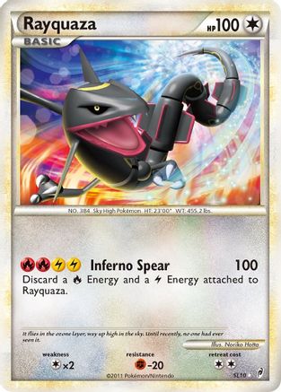 Rayquaza (Shiny) (SL10/95) [Call of Legends] Holofoil - Shiny Holo Rare