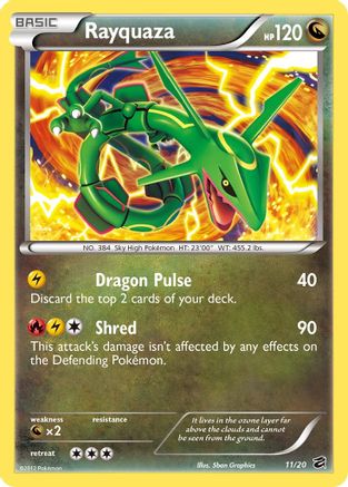 Rayquaza (011/20) [Dragon Vault] Holofoil - Holo Rare