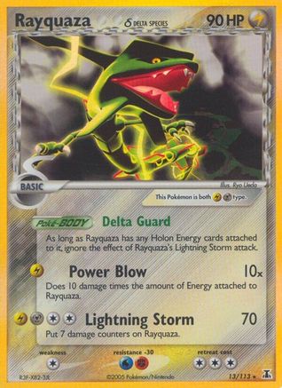 Rayquaza (Delta Species) (013/113) [Delta Species] Reverse Holofoil - Holo Rare