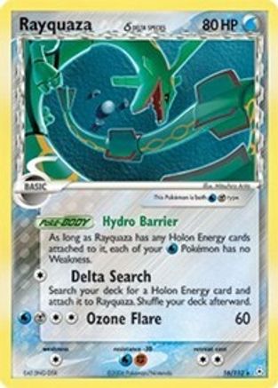 Rayquaza (Delta Species) (16/110) [Holon Phantoms] Reverse Holofoil - Holo Rare