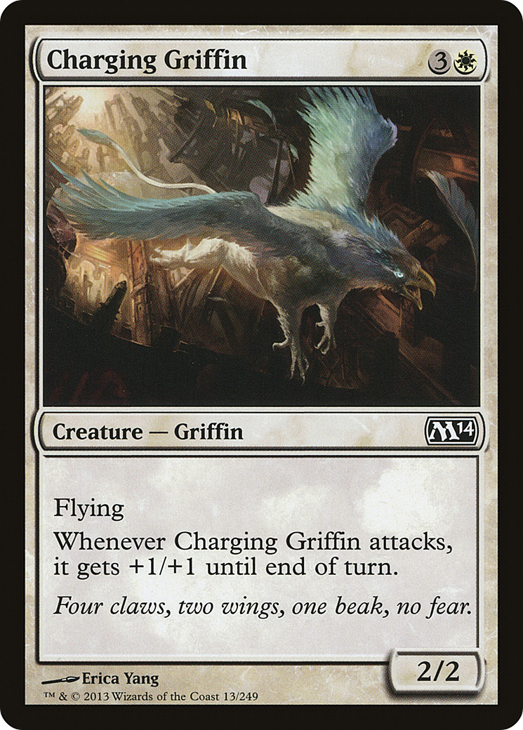 Charging Griffin (M14-013) [Magic 2014] Foil