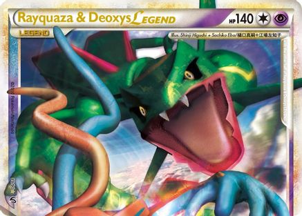 Rayquaza & Deoxys Legend (Top) (89/90) [Undaunted] Holofoil - Ultra Rare
