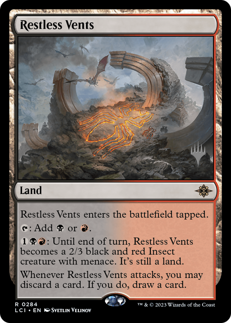 Restless Vents (PPLCI-284) [Promo Pack: The Lost Caverns of Ixalan Promos] Foil
