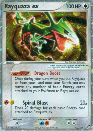 Rayquaza ex (102/107) [Deoxys] Holofoil - Ultra Rare