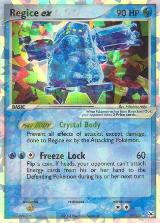Regice ex (97/101) [Hidden Legends] Holofoil - Ultra Rare