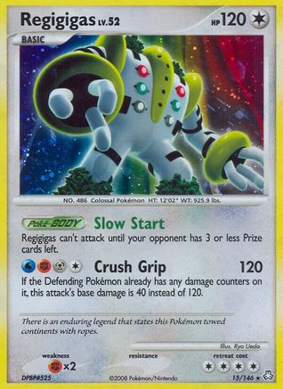 Regigigas (15/146) [Legends Awakened] Holofoil - Holo Rare