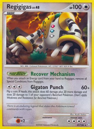 Regigigas (37/146) [Legends Awakened] - Rare