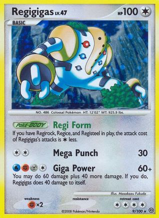 Regigigas (9/100) [Stormfront] Holofoil - Holo Rare
