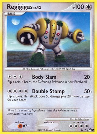 Regigigas (4/17) [POP Series 9] - Rare