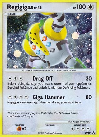 Regigigas - DP40 (DP40/56) [Diamond and Pearl Promos] Holofoil - Promo