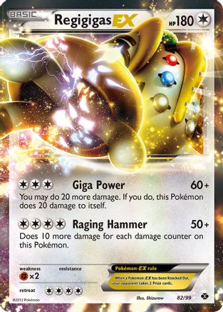 Regigigas EX (82/99) [Next Destinies] Holofoil - Ultra Rare