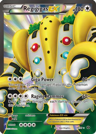 Regigigas EX (99 Full Art) (99/99) [Next Destinies] Holofoil - Ultra Rare