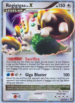 Regigigas LV.X (100/100) [Stormfront] Holofoil - Ultra Rare