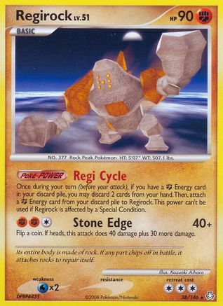 Regirock (38/146) [Legends Awakened] Reverse Holofoil - Rare