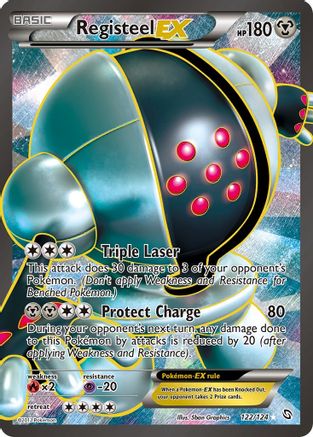 Registeel EX (122 Full Art) (122/124) [Dragons Exalted] Holofoil - Ultra Rare