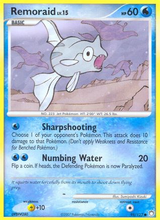 Remoraid (95/123) [Mysterious Treasures] Reverse Holofoil - Common