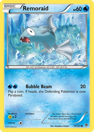 Remoraid (18/101) [Plasma Blast] - Common