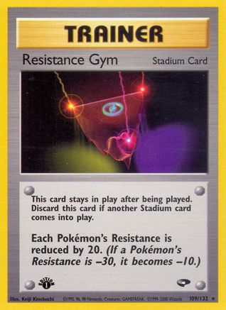 Resistance Gym (109/132) [Gym Challenge] 1st Edition - Rare