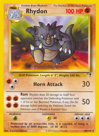 Rhydon (35/110) [Legendary Collection] - Rare