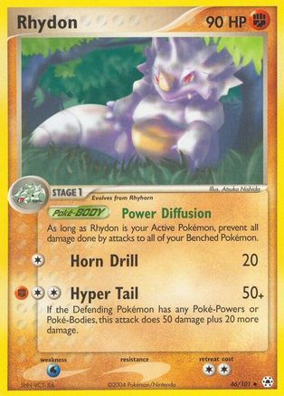 Rhydon (46/101) [Hidden Legends] Reverse Holofoil - Uncommon