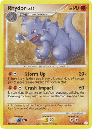 Rhydon (060/130) [Diamond and Pearl] - Uncommon