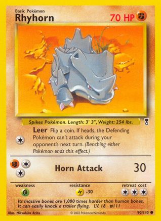 Rhyhorn (90/110) [Legendary Collection] - Common