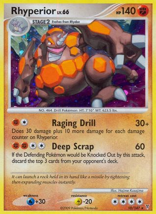Rhyperior (10/147) [Supreme Victors] Holofoil - Holo Rare