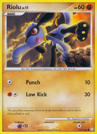 Riolu (117/146) [Legends Awakened] Reverse Holofoil - Common