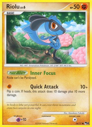 Riolu (016/17) [POP Series 8] - Common