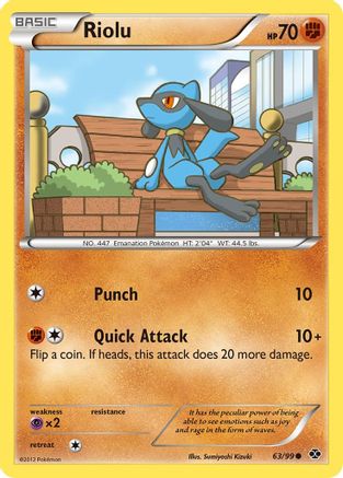 Riolu (063/99) [Next Destinies] - Common