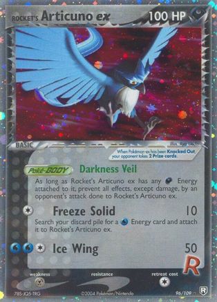 Rocket's Articuno ex (096/109) [Team Rocket Returns] Holofoil - Ultra Rare