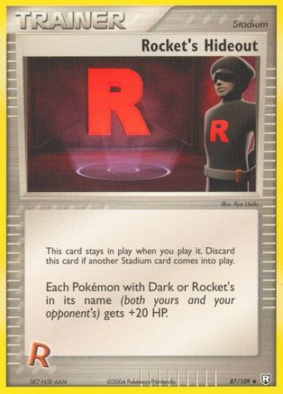 Rocket's Hideout (087/109) [Team Rocket Returns] Reverse Holofoil - Uncommon