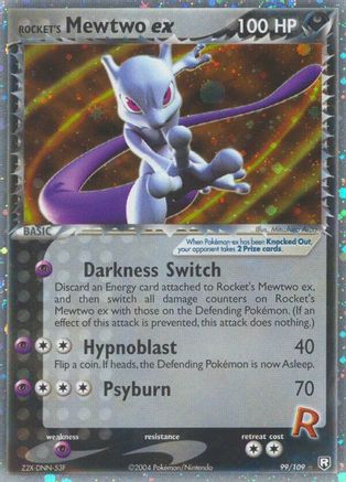 Rocket's Mewtwo ex (099/109) [Team Rocket Returns] Holofoil - Ultra Rare