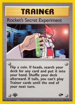 Rocket's Secret Experiment (120/132) [Gym Challenge] 1st Edition - Uncommon