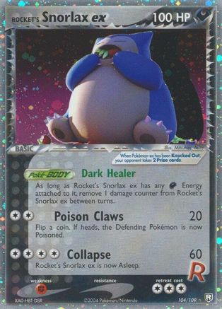 Rocket's Snorlax ex (104/109) [Team Rocket Returns] - Ultra Rare